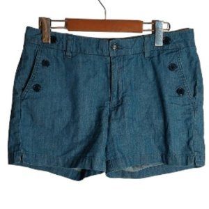 Tommy Hilfiger Denim Blue Sailor Shorts Womens  - Size 6